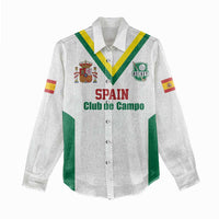 Custom Spain Field Hockey Women Casual Shirt Club de Campo Sporty Style