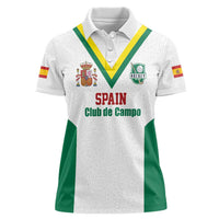 Custom Spain Field Hockey Women Polo Shirt Club de Campo Sporty Style