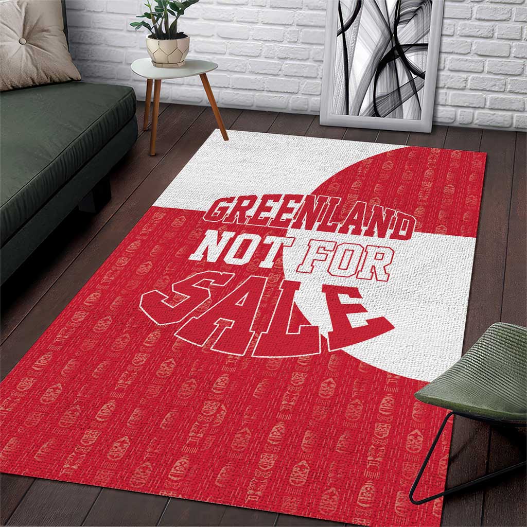 Greenland Not For Sale Area Rug Polar Bear
