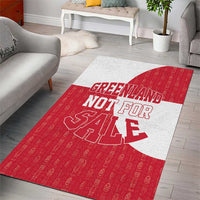 Greenland Not For Sale Area Rug Polar Bear