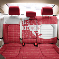 Greenland Not For Sale Back Car Seat Cover Polar Bear