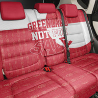 Greenland Not For Sale Back Car Seat Cover Polar Bear