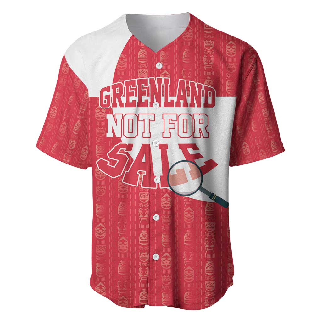 Greenland Not For Sale Baseball Jersey Polar Bear