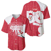 Greenland Not For Sale Baseball Jersey Polar Bear