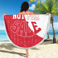 Greenland Not For Sale Beach Blanket Polar Bear