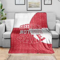 Greenland Not For Sale Blanket Polar Bear