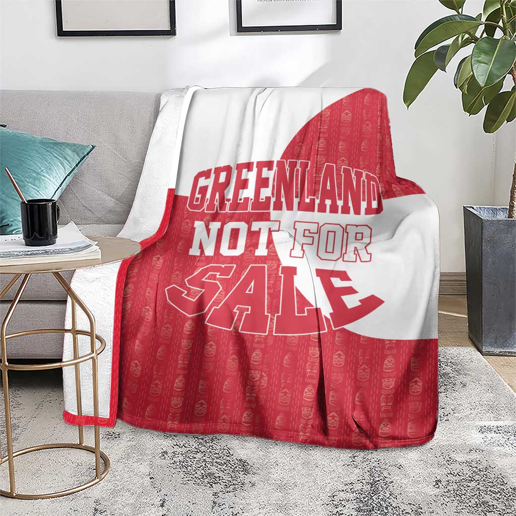 Greenland Not For Sale Blanket Polar Bear