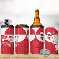 Greenland Not For Sale 4 in 1 Can Cooler Tumbler Polar Bear