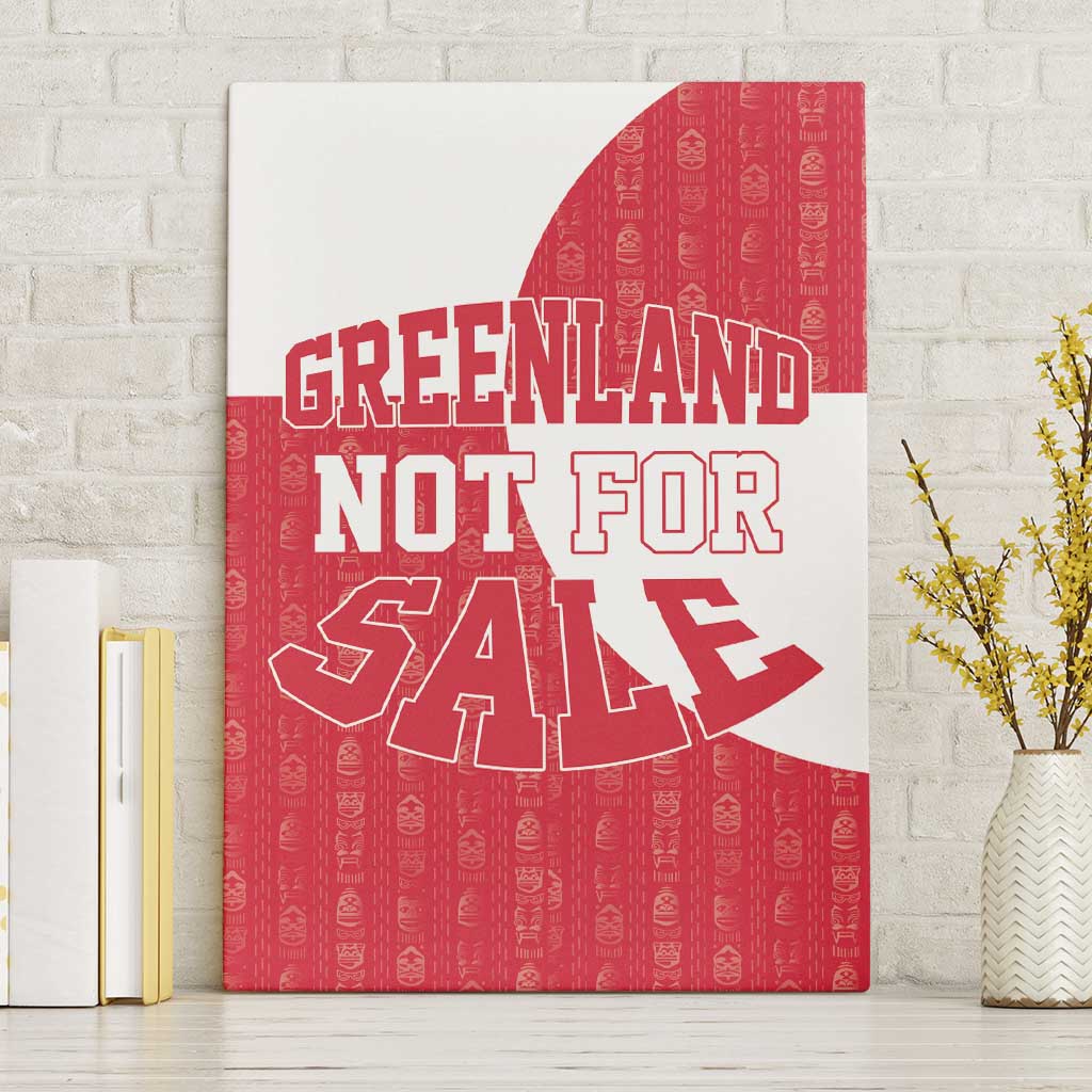 Greenland Not For Sale Canvas Wall Art Polar Bear