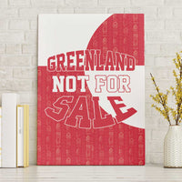 Greenland Not For Sale Canvas Wall Art Polar Bear