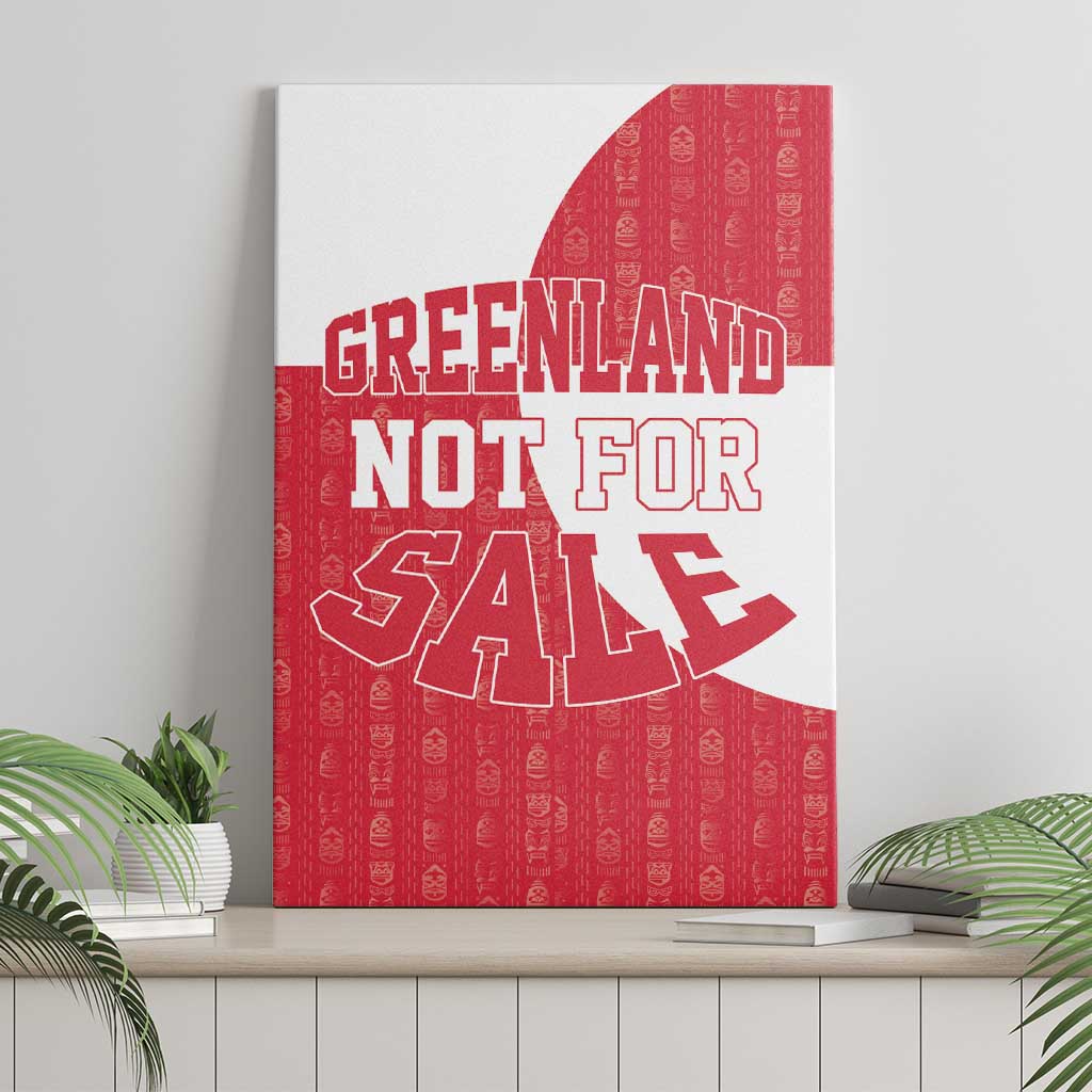 Greenland Not For Sale Canvas Wall Art Polar Bear