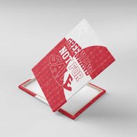 Greenland Not For Sale Canvas Wall Art Polar Bear