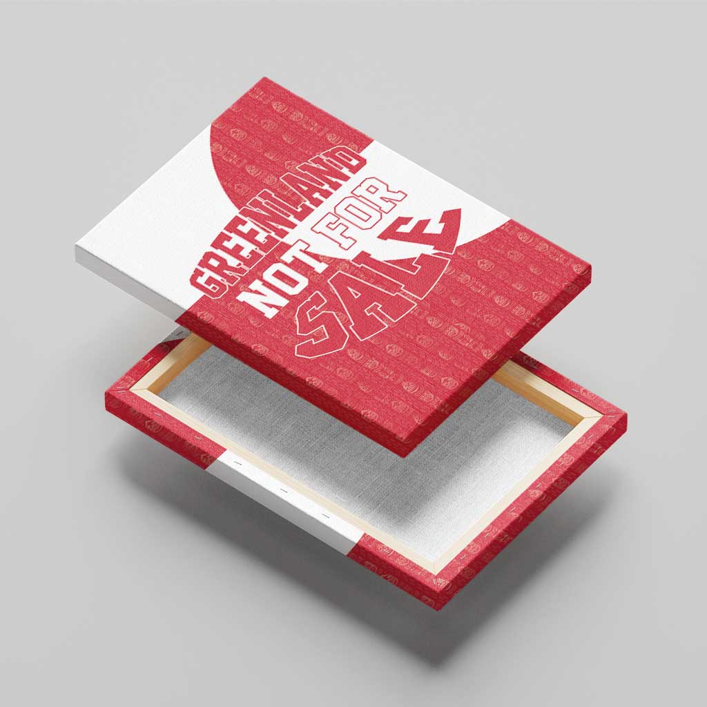 Greenland Not For Sale Canvas Wall Art Polar Bear