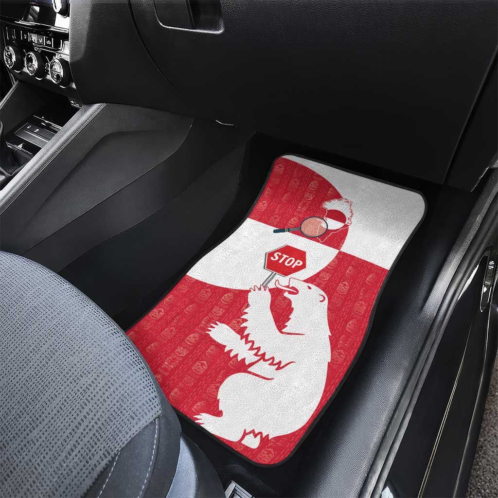 Greenland Not For Sale Car Mats Polar Bear