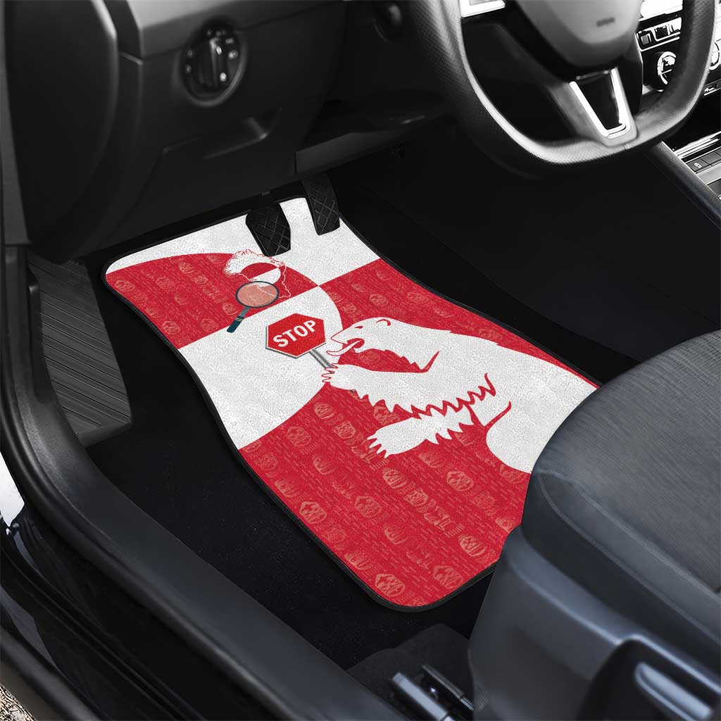 Greenland Not For Sale Car Mats Polar Bear