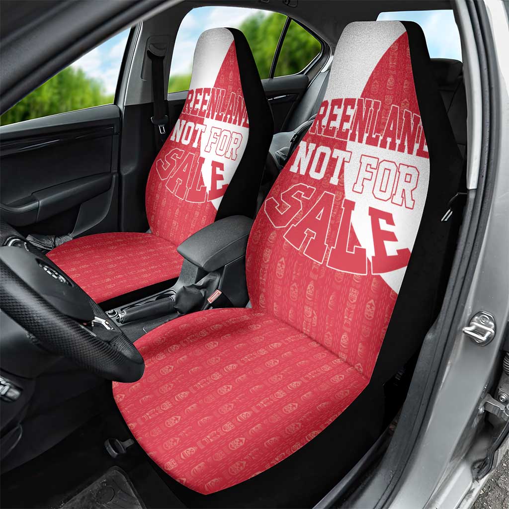 Greenland Not For Sale Car Seat Cover Polar Bear