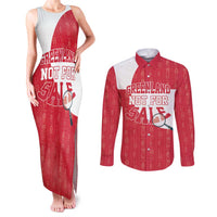 Greenland Not For Sale Couples Matching Tank Maxi Dress and Long Sleeve Button Shirt Polar Bear