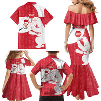 Greenland Not For Sale Family Matching Mermaid Dress and Hawaiian Shirt Polar Bear