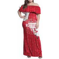 Greenland Not For Sale Family Matching Off Shoulder Maxi Dress and Hawaiian Shirt Polar Bear