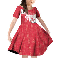 Greenland Not For Sale Family Matching Off Shoulder Short Dress and Hawaiian Shirt Polar Bear