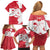 Greenland Not For Sale Family Matching Off Shoulder Short Dress and Hawaiian Shirt Polar Bear