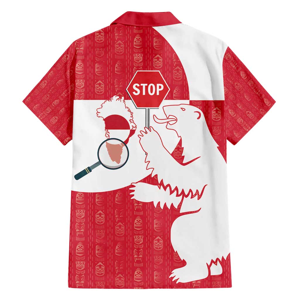 Greenland Not For Sale Family Matching Summer Maxi Dress and Hawaiian Shirt Polar Bear