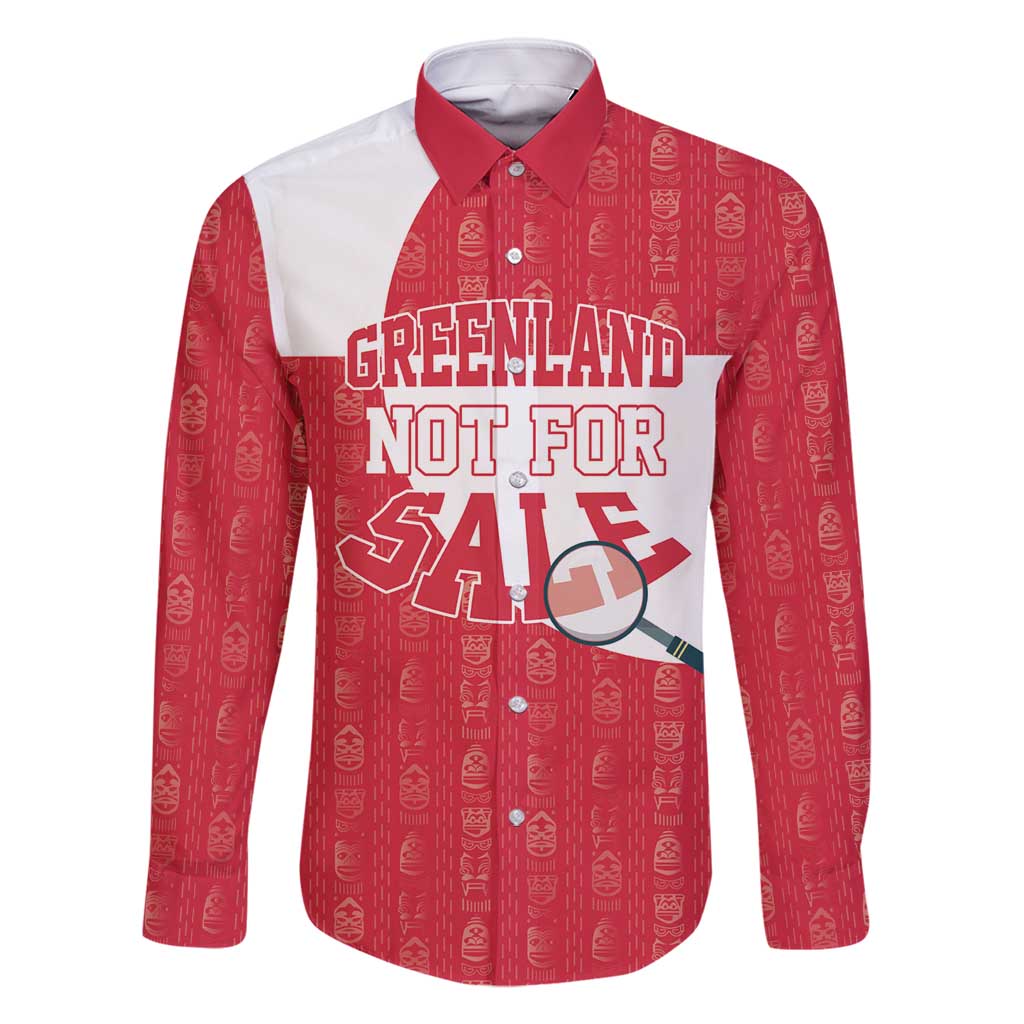 Greenland Not For Sale Family Matching Summer Maxi Dress and Hawaiian Shirt Polar Bear