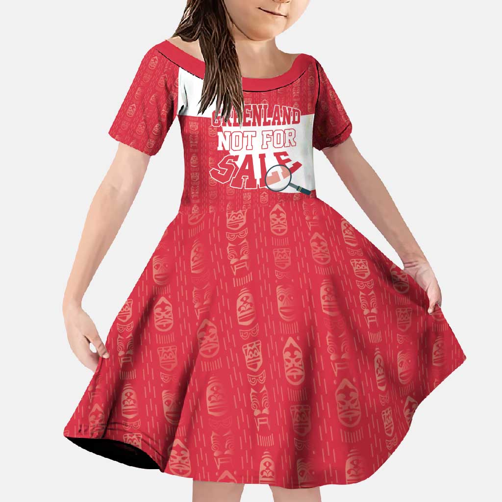 Greenland Not For Sale Family Matching Tank Maxi Dress and Hawaiian Shirt Polar Bear
