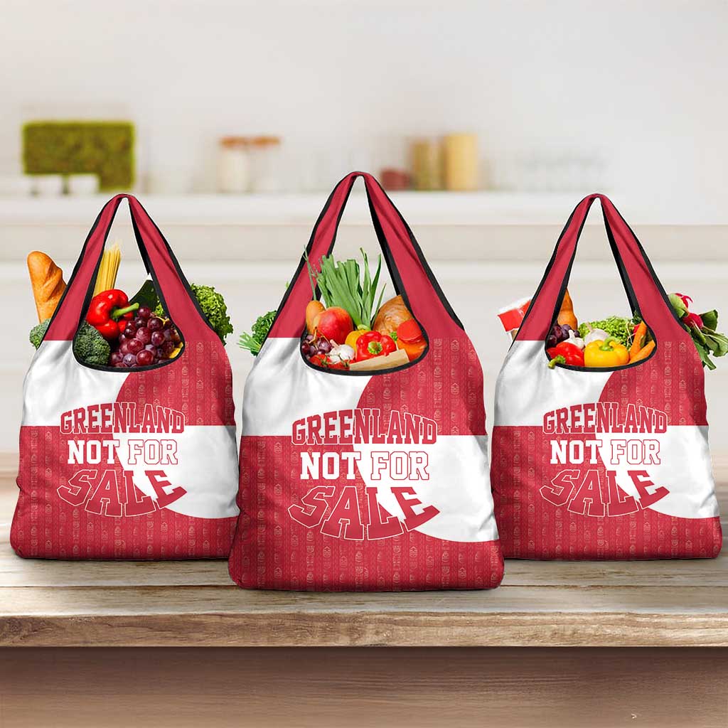 Greenland Not For Sale Grocery Bag Polar Bear