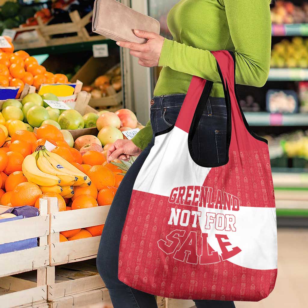 Greenland Not For Sale Grocery Bag Polar Bear