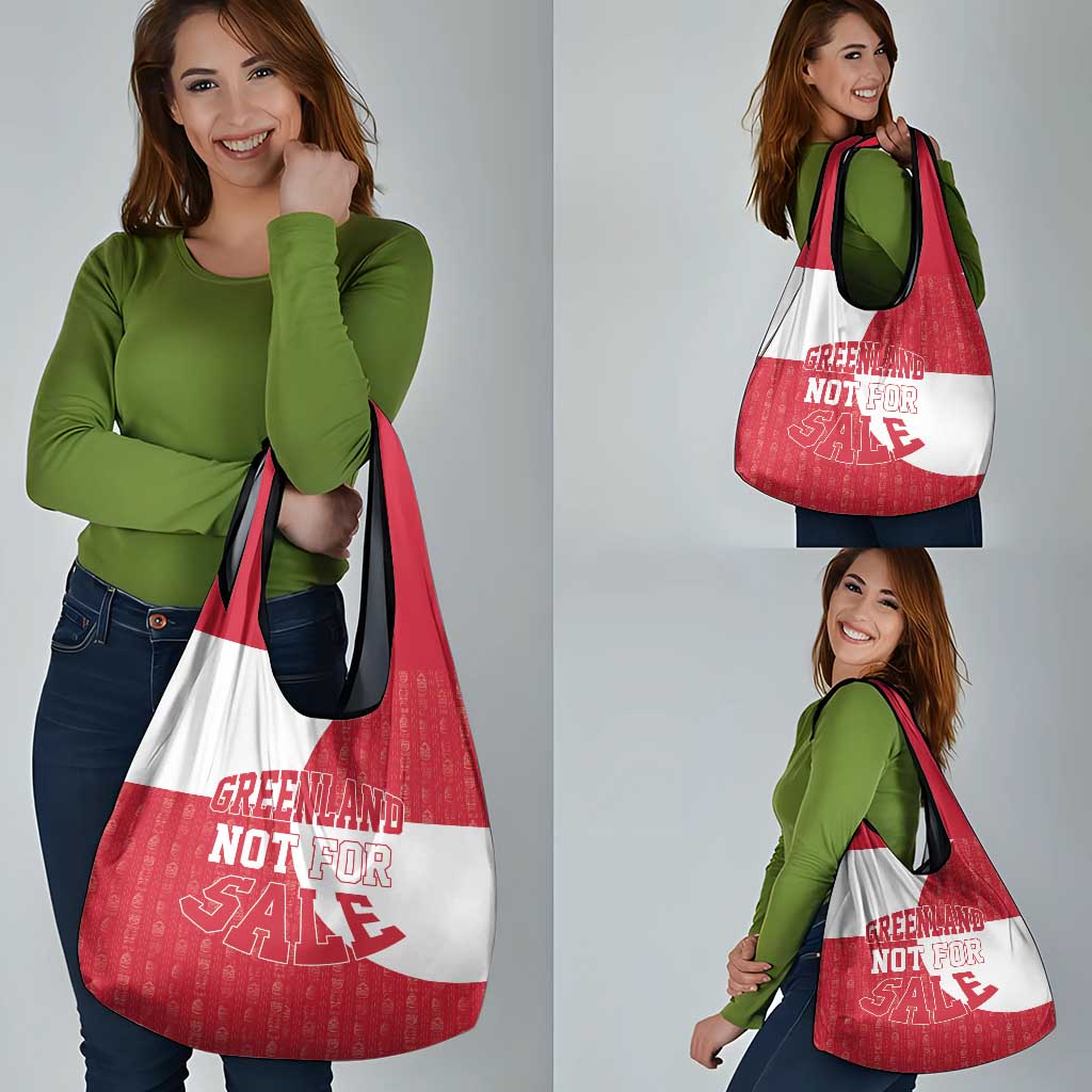 Greenland Not For Sale Grocery Bag Polar Bear