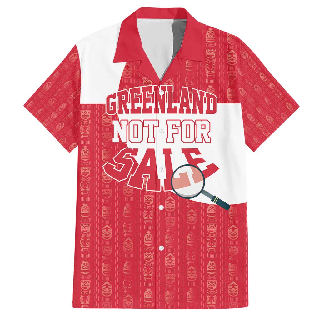 Greenland Not For Sale Hawaiian Shirt Polar Bear