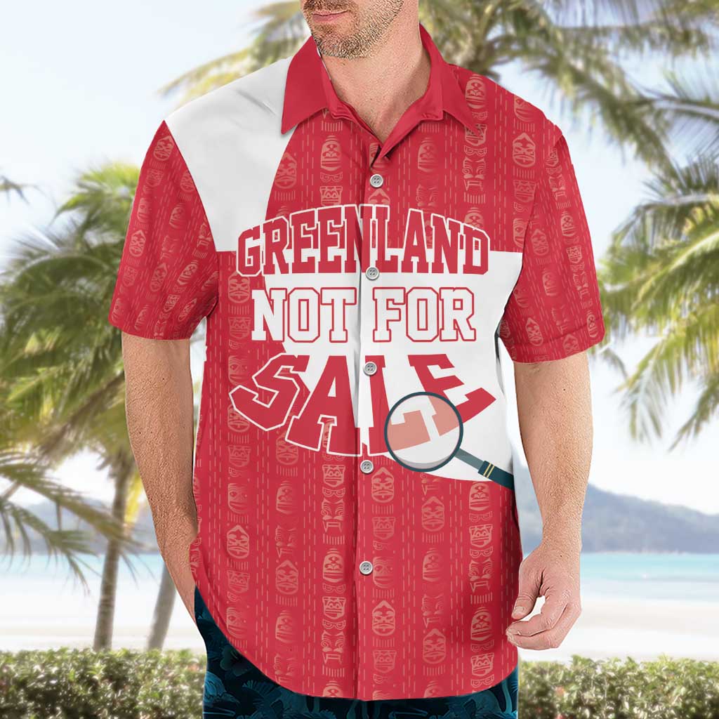 Greenland Not For Sale Hawaiian Shirt Polar Bear