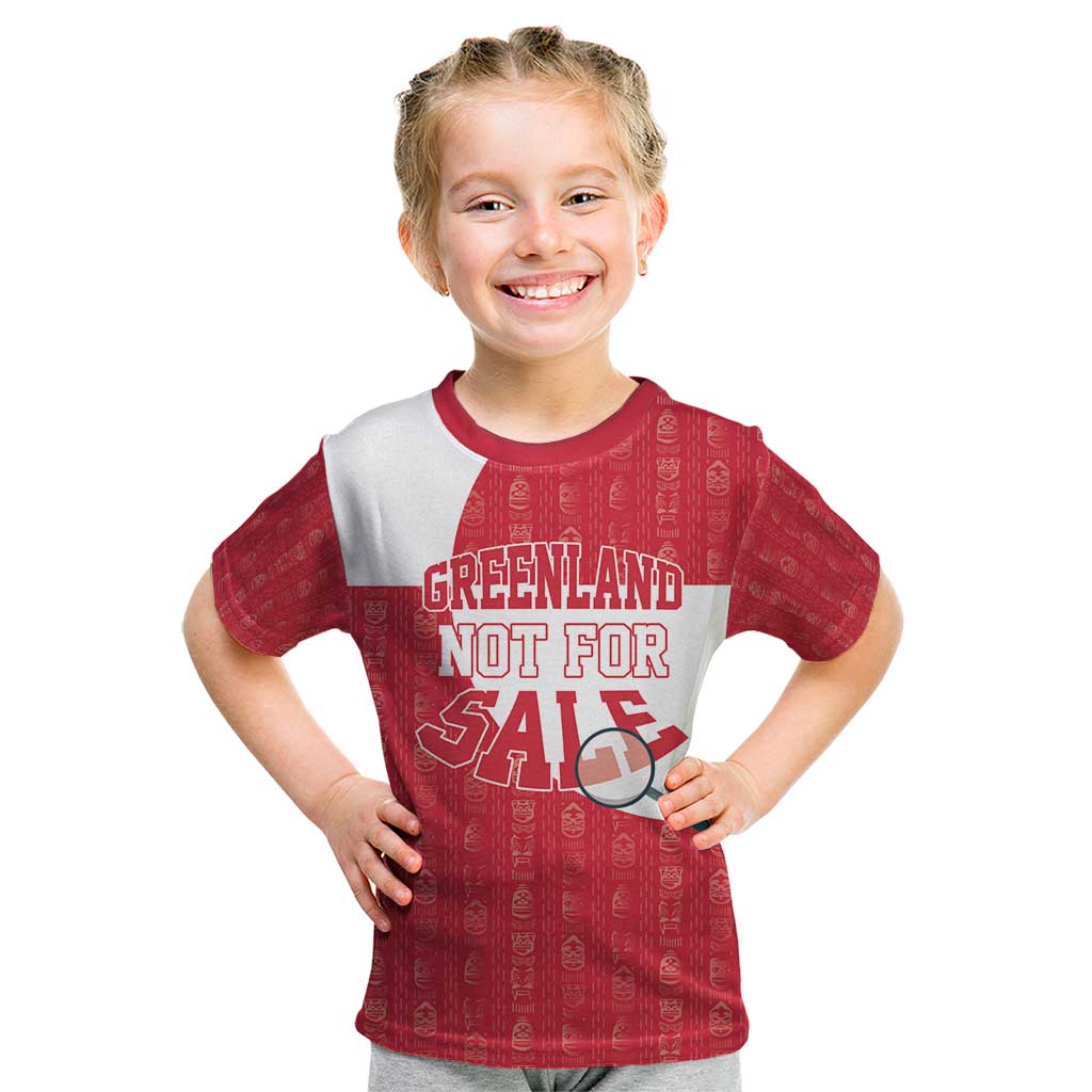 Greenland Not For Sale Kid T Shirt Polar Bear