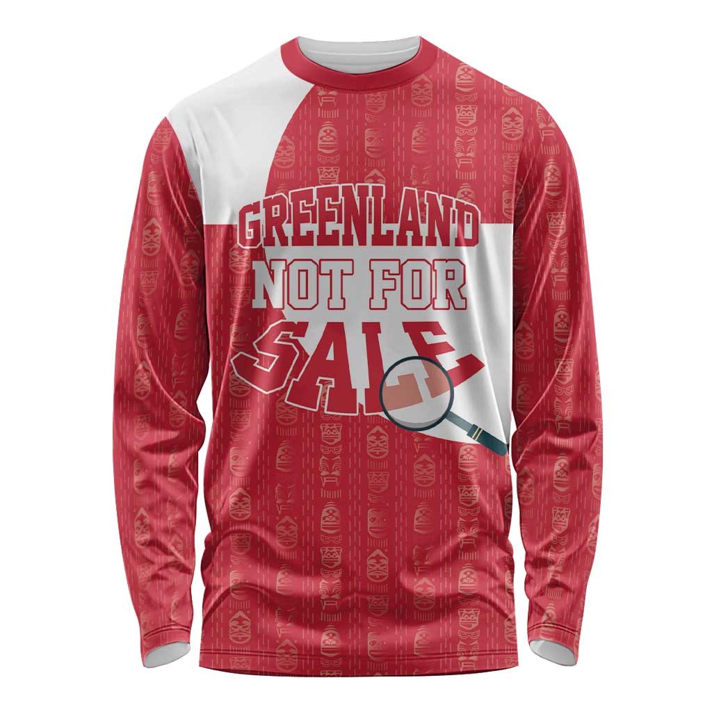 Greenland Not For Sale Long Sleeve Shirt Polar Bear