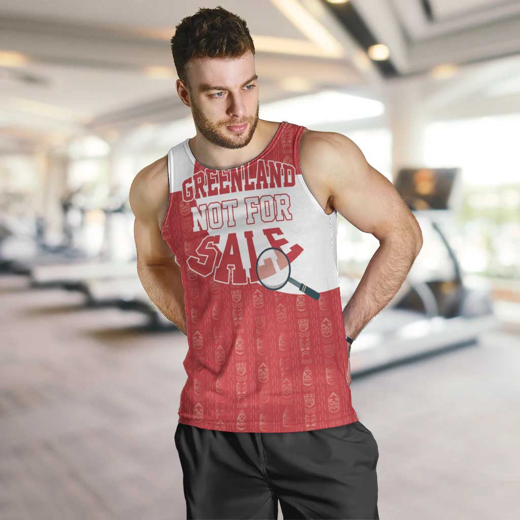 Greenland Not For Sale Men Tank Top Polar Bear