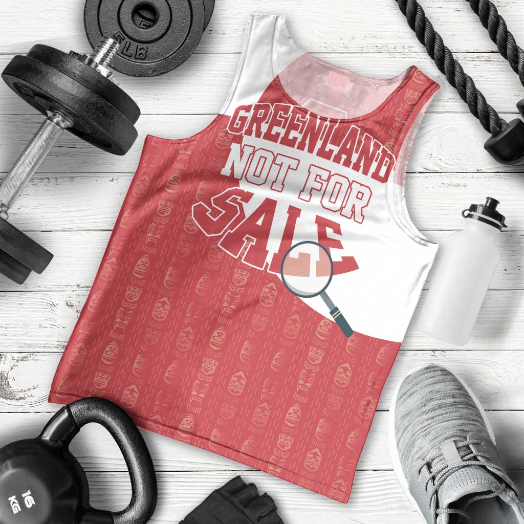 Greenland Not For Sale Men Tank Top Polar Bear