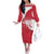 Greenland Not For Sale Off The Shoulder Long Sleeve Dress Polar Bear
