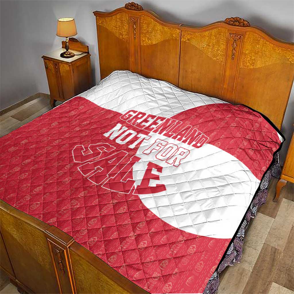 Greenland Not For Sale Quilt Polar Bear