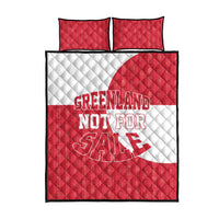 Greenland Not For Sale Quilt Bed Set Polar Bear