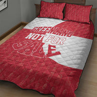 Greenland Not For Sale Quilt Bed Set Polar Bear