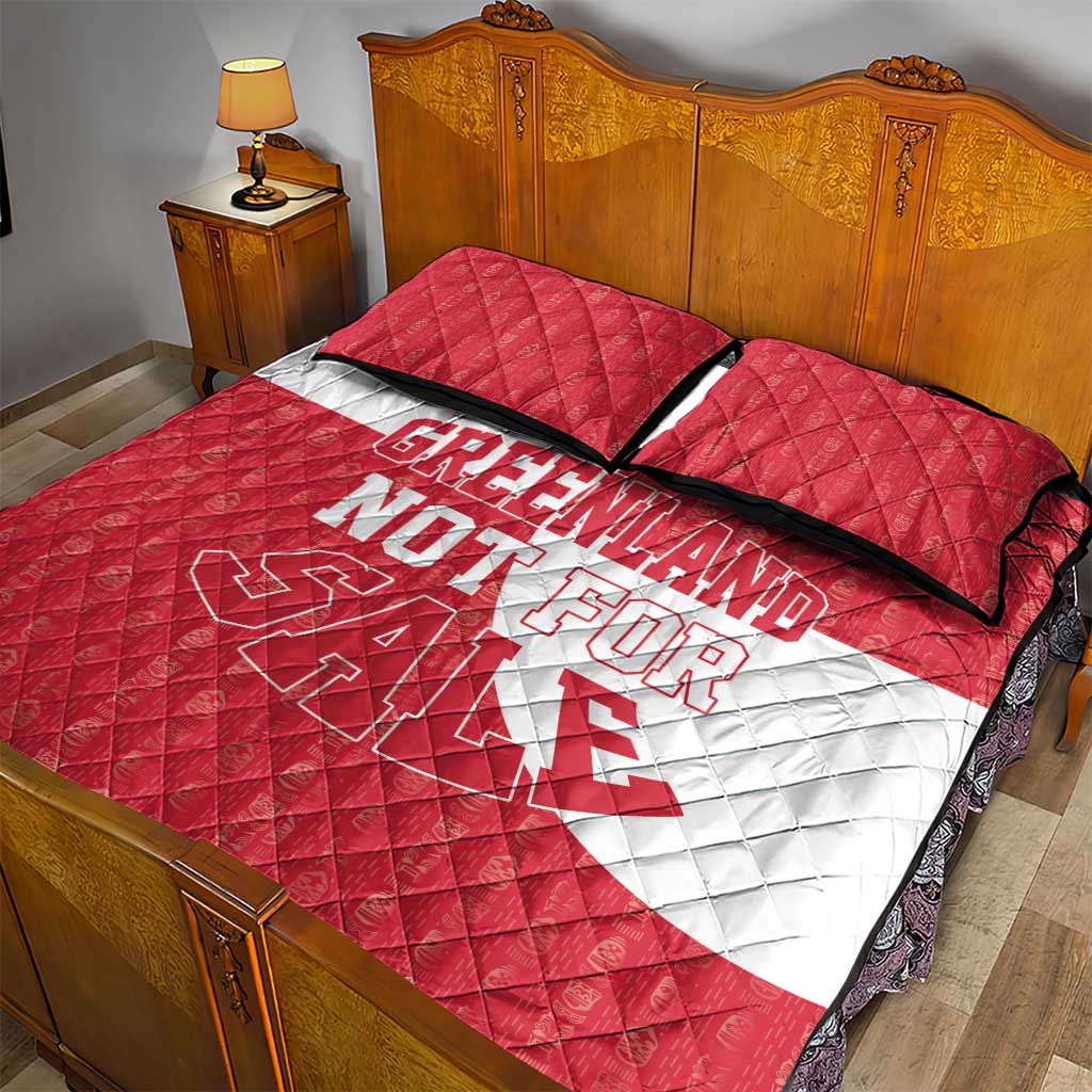 Greenland Not For Sale Quilt Bed Set Polar Bear