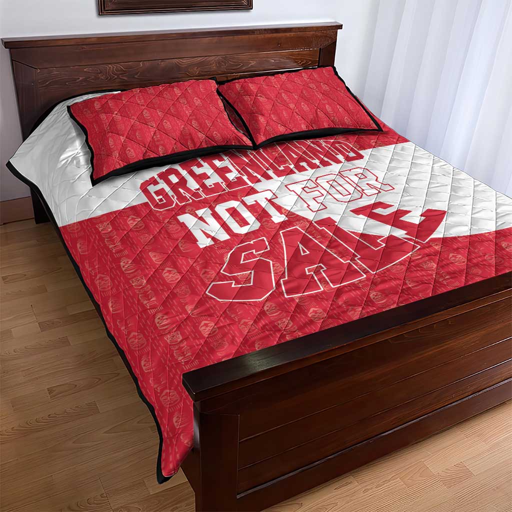 Greenland Not For Sale Quilt Bed Set Polar Bear
