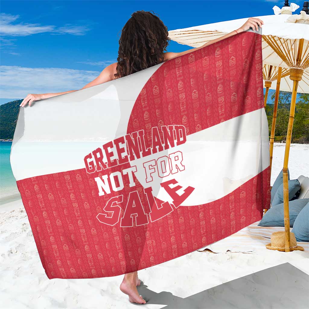 Greenland Not For Sale Sarong Polar Bear