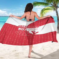 Greenland Not For Sale Sarong Polar Bear