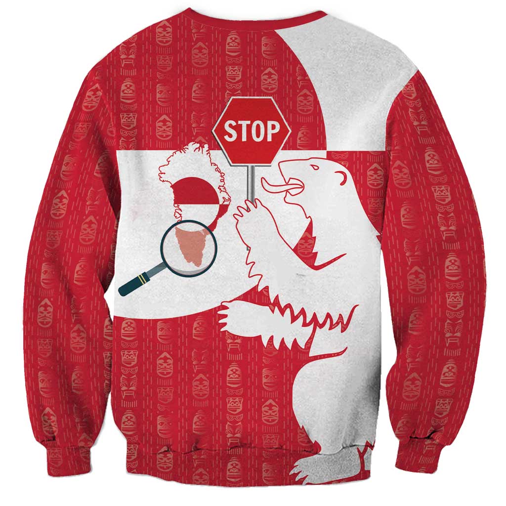 Greenland Not For Sale Sweatshirt Polar Bear