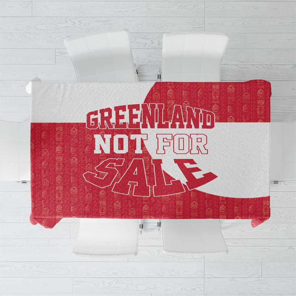Greenland Not For Sale Tablecloth Polar Bear