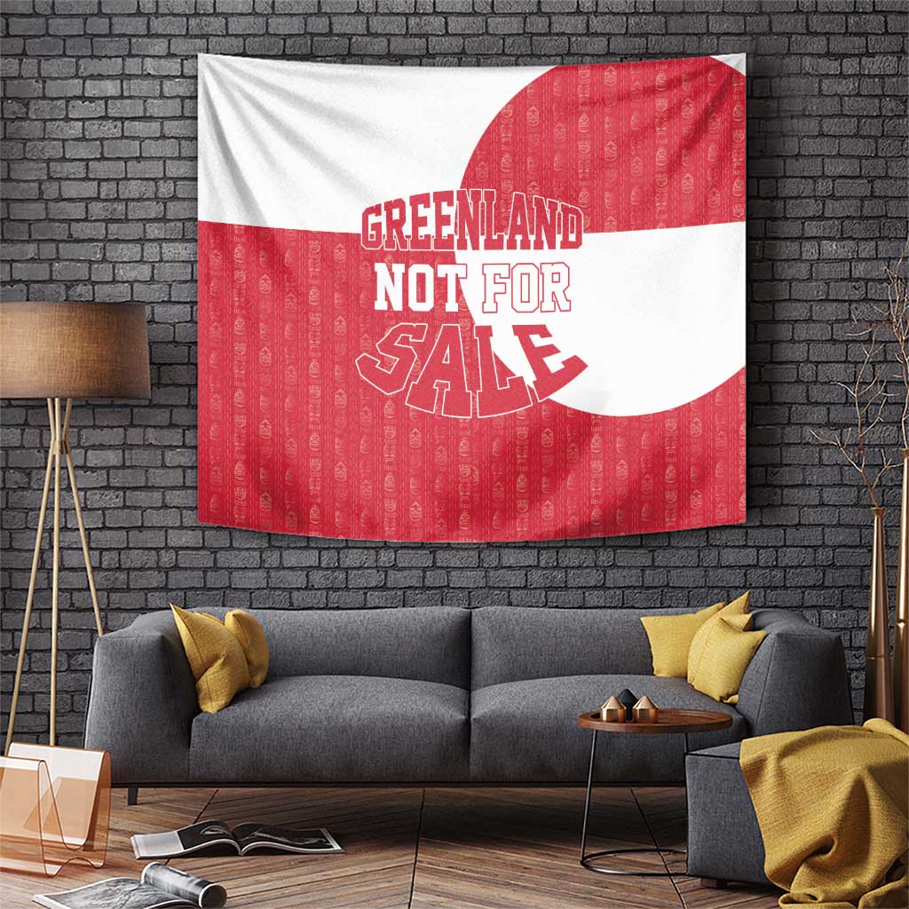 Greenland Not For Sale Tapestry Polar Bear