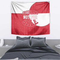 Greenland Not For Sale Tapestry Polar Bear