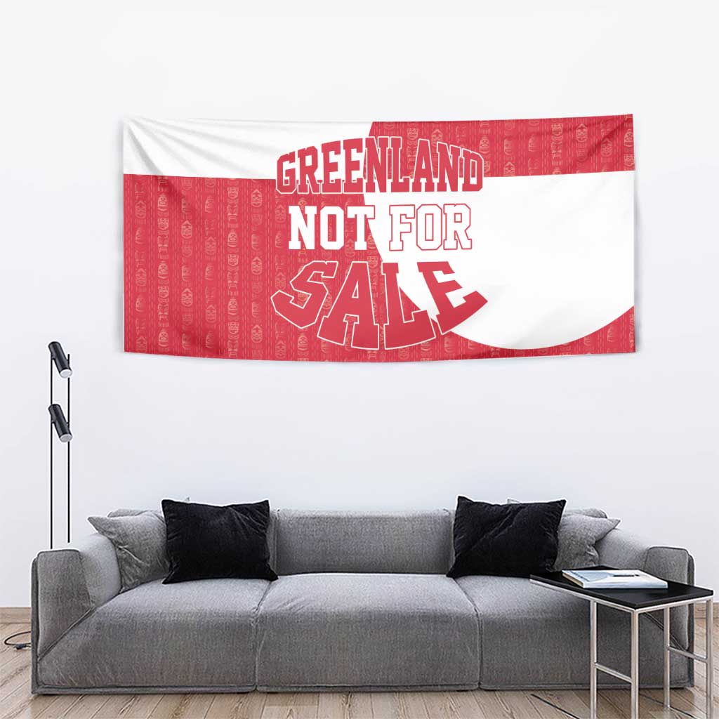 Greenland Not For Sale Tapestry Polar Bear